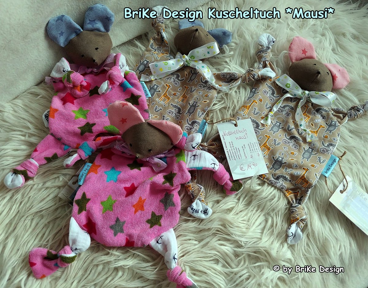 #Mäusealarm 🐭🐭😍 <a href="/BrikeDesign/">BriKe Design</a> #herzige #Schnuffeltücher #Mausi 🐭🐁😍
#Geschenksideen 🎁 #Geburt #Taufe #Geburtstag 💝
#Herbstmesse2019 🎀
Ihr findet unseren Stand #Zwergenstadt in Halle 2 N 53 🥰