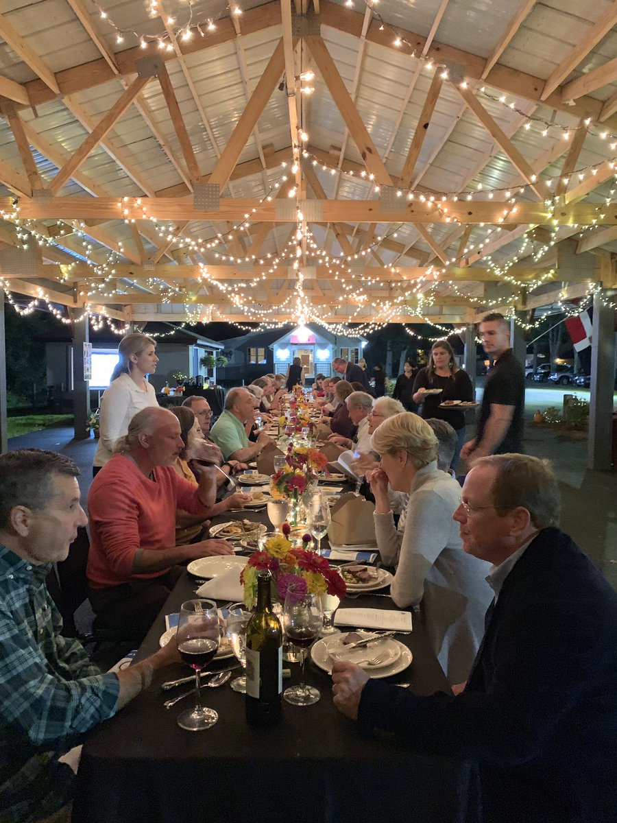 drmissionteam's tweet photo. Thank you to ALL who attended and served to make the first DR Mission Team “Harvest to Table” event such a beautiful event! All money raised will help find the cafeteria project at The Joe Hartman School Project. More info at https://t.co/crH6RaxbYm. #DRMT19 #DRMissionTeam https://t.co/0ffYXml1zp