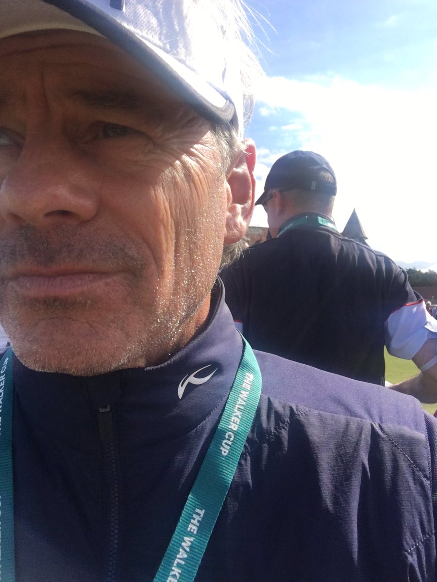 TrivialGenius's tweet photo. 1st tee at Walker Cup. Wearing @KJUS_Company naturally @KJUS_Company @didiserena2 @WalkerCup @RLGCHoylake https://t.co/31br3WQ9By