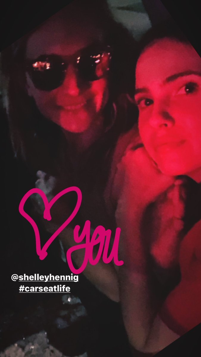 Britt Robertson has posted a few pictures with friends Matt McInnis and Shelley Hennig on her IG stories.
