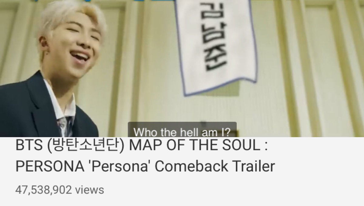 choi_bts2's tweet photo. Such a delightful self-reflection, RM’s ‘Persona’! I love this MV so much. Before his bday, let’s watch his MV! We don’t have to be pressed just be close to 50M! 
👉https://t.co/x0zP435Pbe

#TheGroup #BTS #PCAs @BTS_twt https://t.co/wBahBgVbsV