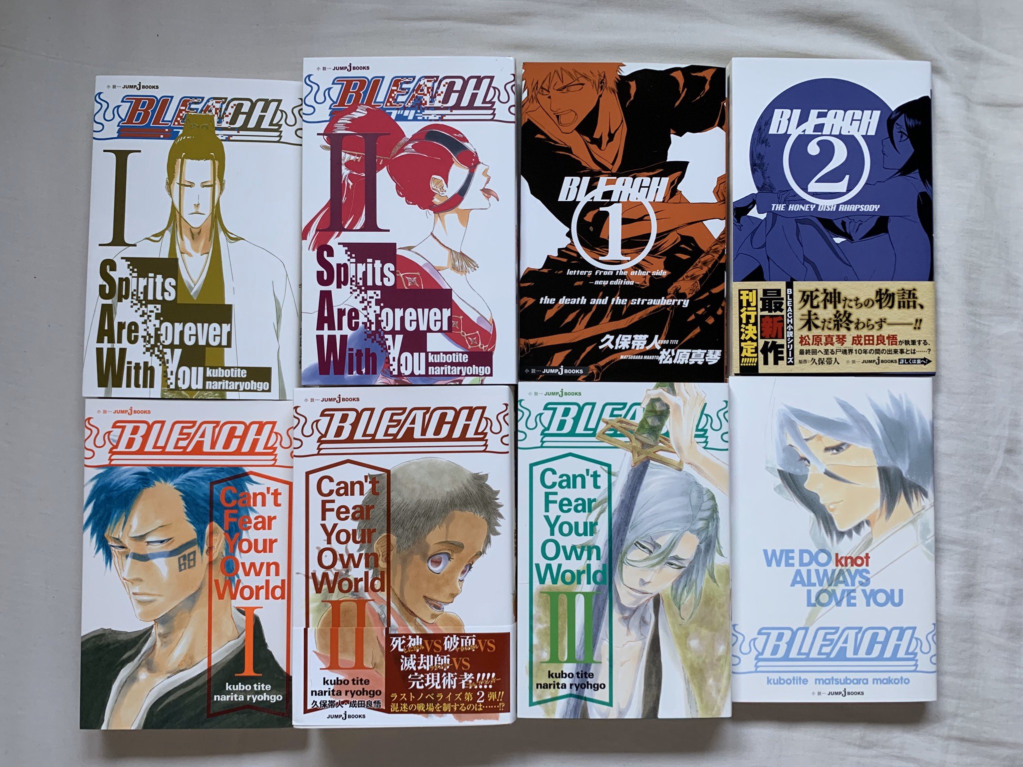 Ichigo M All Bleach Novels 04 19 My Favorite Novels Can T Fear Your Own World And Spirits Are Forever With You My Favorite Characters From Novels Tokinada And Azashiro Kenpachi My Favorite Moments Shinji