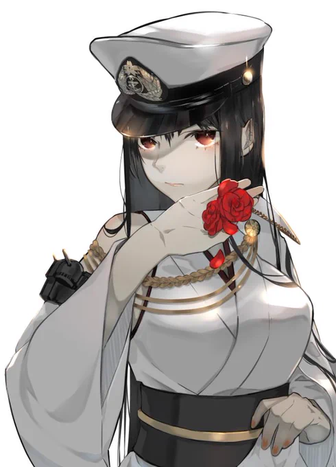 扶桑(きめ顔は3秒しか持続しない姉さま)
#艦これ 