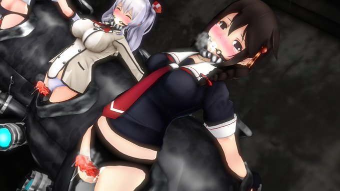 ④調整
本来、艦娘のもつ艤装のデータをワ級のものに上書きする工程です。
絶頂するたびに上書きがすすむという同人誌的発想の採用により、ただ見ているだけの管理者もご満悦です。 