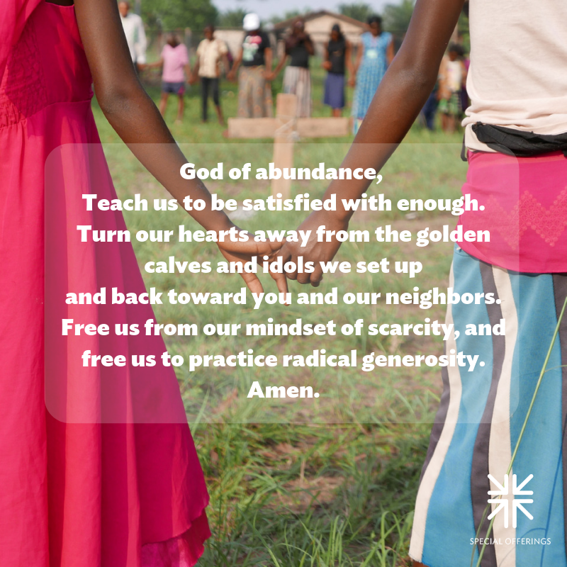 PCUSA_SO's tweet photo. Free us to practice radical generosity.

Prayer written by Rev. Ginna Bairby, pastor of First Presbyterian Church of Taos, NM, as part of A Season of Peace. https://t.co/tml83L0hhY