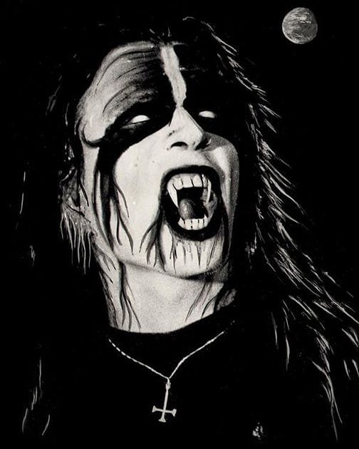 Black Metal on X: Paul Allender Corpse Paint! Great. #blackmetal