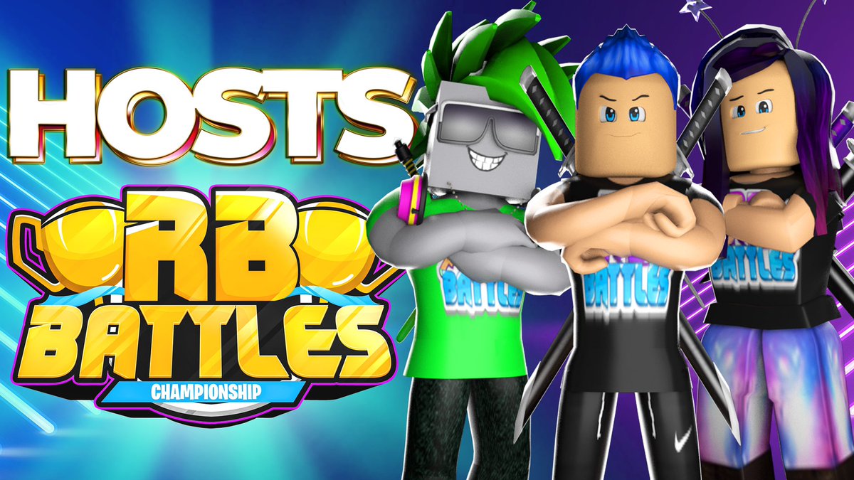 Roblox Battles On Twitter Introducing Your Hosts Djmonopoli Russotalks Sabrinabrite The Action Begins Tomorrow Make Sure You Re Subscribed To The Rb Battles Youtube Channel To See - rbx battle survey roblox