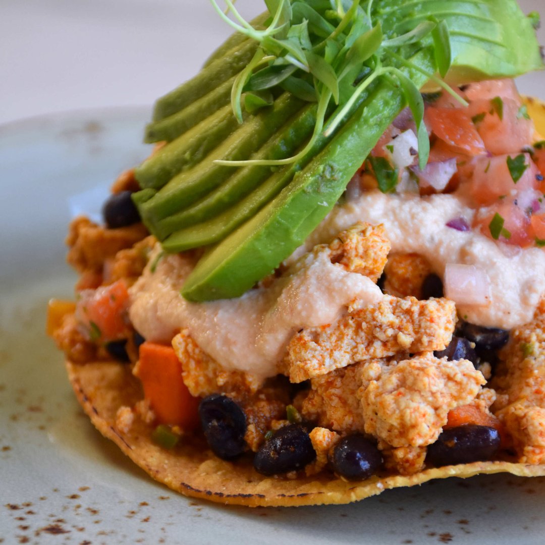 RustBistrobar's tweet photo. It may not be a long weekend... but it's still a #brunch weekend. Come get yours this morning 😎 #Tofu https://t.co/zUINy6SGaY