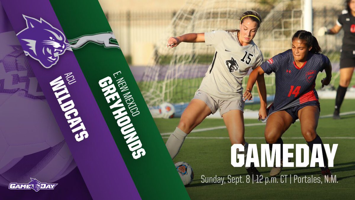 ACUsports's tweet photo. ⚽️ GAMEDAY | @ACU_Soccer wraps up the weekend!

🆚 Eastern New Mexico
🕛 12 pm CT
📍 Portales, N.M.
🏟 Greyhound Stadium

#GoWildcats #SACRFCE https://t.co/TBYEfmESw2