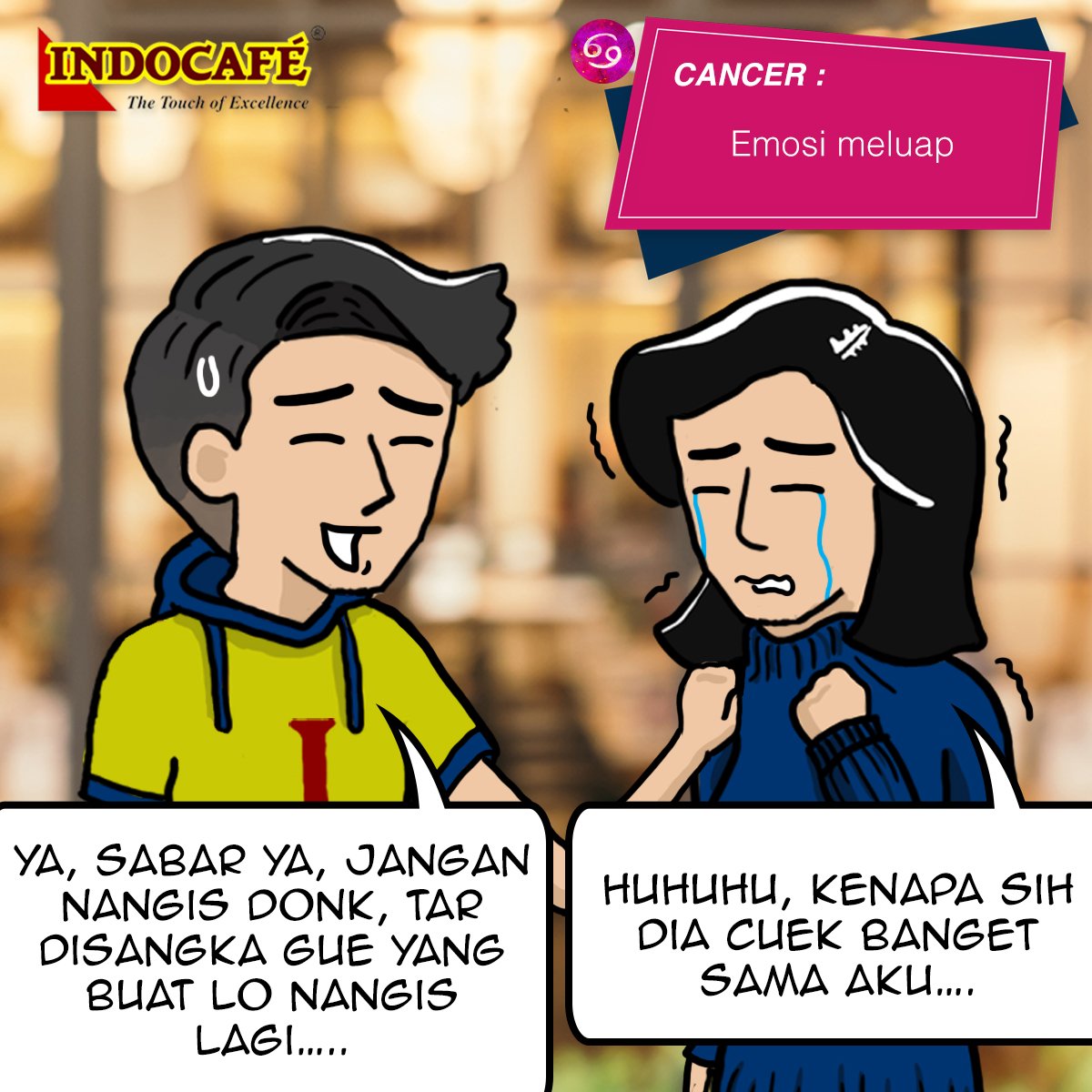 Indocafe_ID's tweet photo. Sobat Mix, bener gak nih buat kamu yang memiliki zodiac yang sama? hehe
#BeyondFirstClass #PerfectMix #ReMixAsix #JoniRadit #zodiac #TipeZodiak
#TipeOrang https://t.co/4F9yN3Ci8m