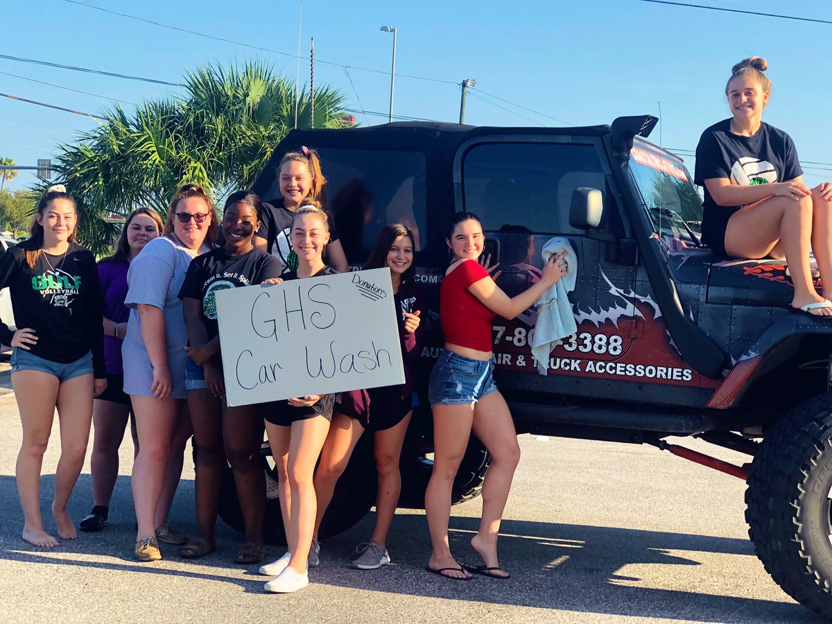 Car wash day!! Help support our GHS volleyball team. We can’t wait to see you and make your car shine.🤩🚘