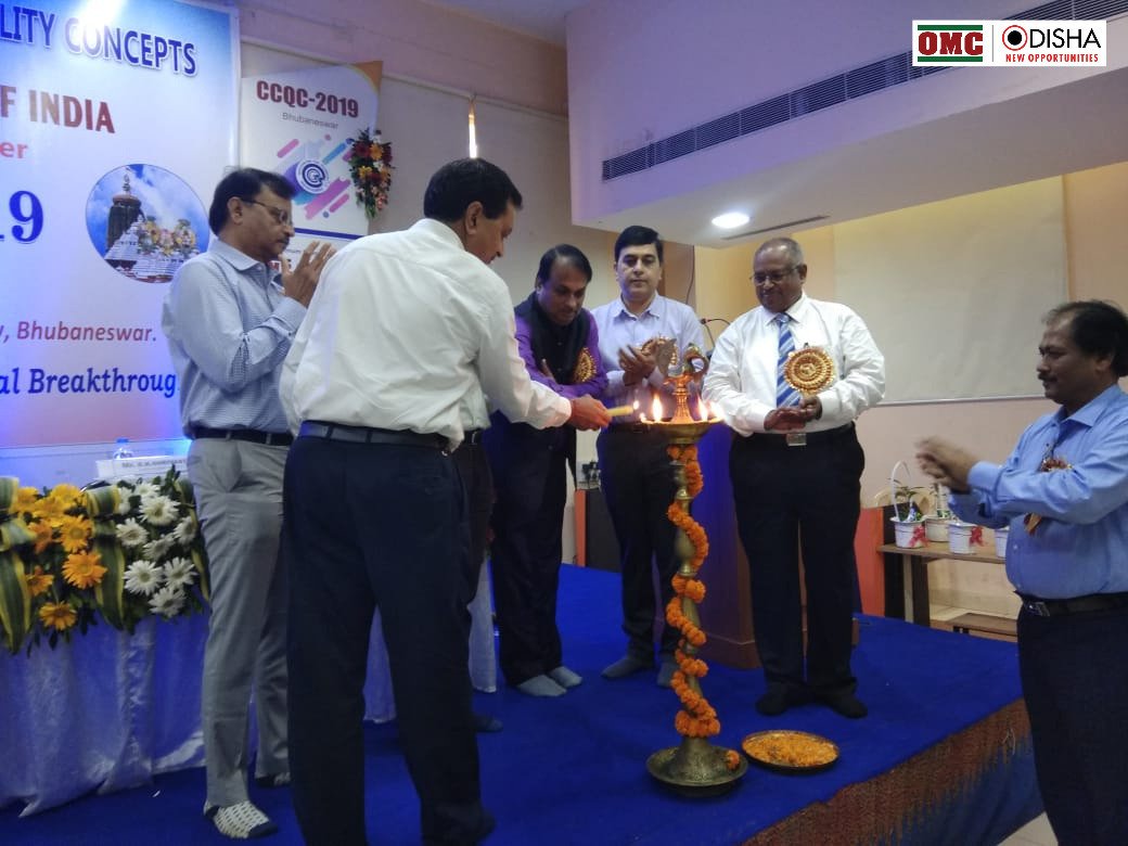 odisha_mining's tweet image. OMC is the Platinum Sponsor of CCQC-2019 organised by QCFI, Bhubaneswar Chapter which aims to improve, enrich and uplift the quality of work life. 72 QCs from 11 leading industries in Mining, Metal &amp;amp; Chemical sector are participating. #QualityCircle #TotalQualityCulture