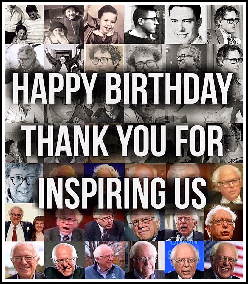 Happy birthday to the gawd Bernie Sanders    
