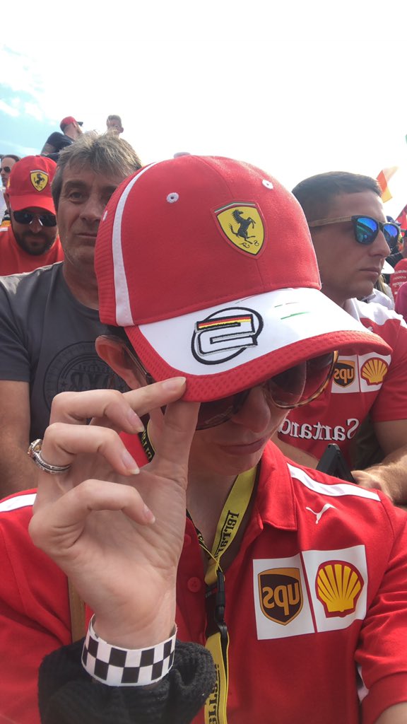 HeartPigz's tweet photo. Seb5 all day #formula1 #italiangp #MonzaF1 https://t.co/AxsXpRMcnu