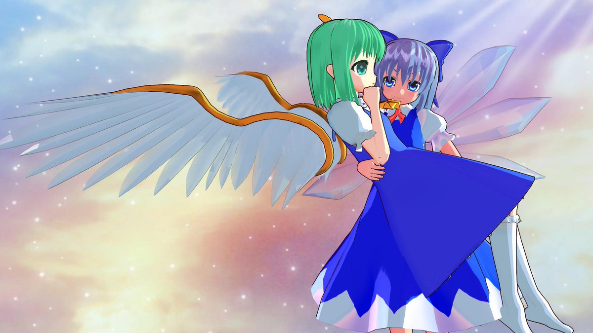 y チルノと大妖精 お姫様だっこ チルノ 大妖精 y チルノと大妖精 お姫様だっこ チルノ 大妖精