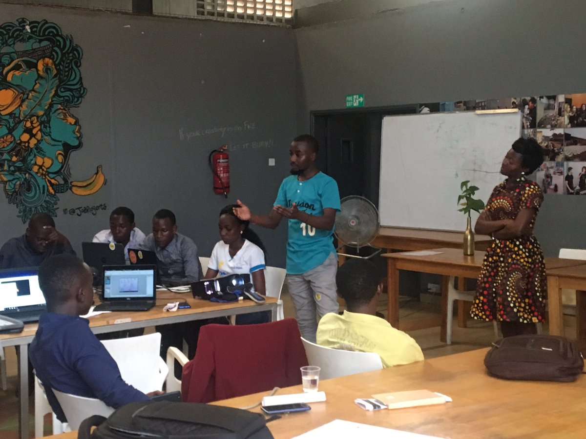 TobaccoCtrlUg's tweet photo. This is Group 1
They have a project entitled "I want my air clean: Nange Nfa"
The target group are the passive smokers who are mainly at school.
They plan on having Music Dance &amp; Drama at different schools. They plan to use the Media to advance their message.
#Hack4TobaccoControl https://t.co/bcLLL4N8i0