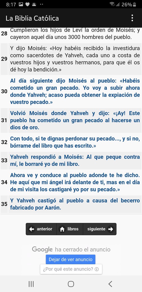 Arttjw's tweet photo. ¿Sabia usted que el adorar imágenes es un pecado grave contra Dios? 
Si no lo sabia de hoy en adelante lo sabrá mire lo que dice la biblia en Exodo 32: 30-35, vea como es cosa detestable para Dios el adorar imágenes y el castigo que se recibe por adorar imágenes. https://t.co/tNJemmlSCc