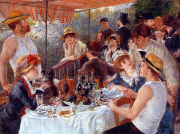 Pierre Auguste Renoir🎨 “J’ai decidé d’être heureux parce que c’est bon pour la santé”. Voltaire #HappyDay 🎶☀️🍃