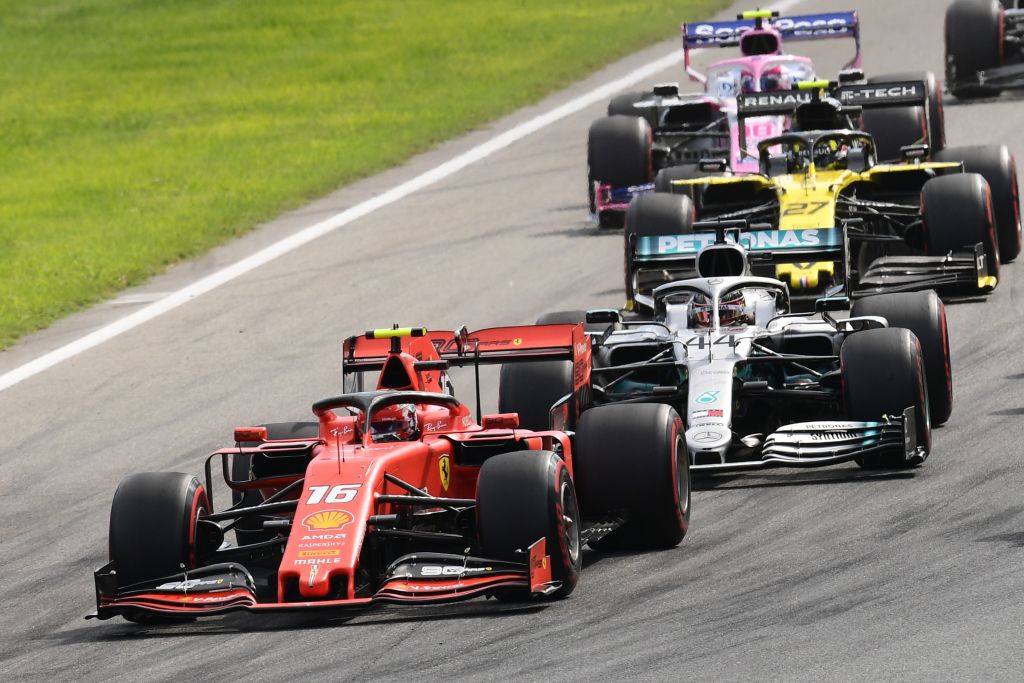 Coming up to lap 15...1️⃣ Leclerc2️⃣ Hamilton3️⃣ Bottas 4️⃣ Ricciardo 5️⃣ Hulkenberg 6️⃣ Sainz #ItalianGP LIVE: http://bbc.in/2lIFYys #bbcf1