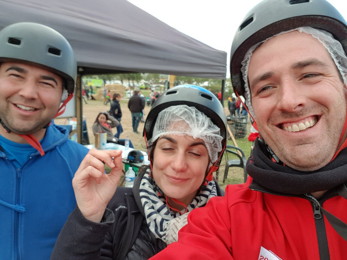 GrangeMathieu's tweet photo. Les @JA_AU_RA à la trottinette cross au #TerresdeJim https://t.co/iKFsLEQLSL