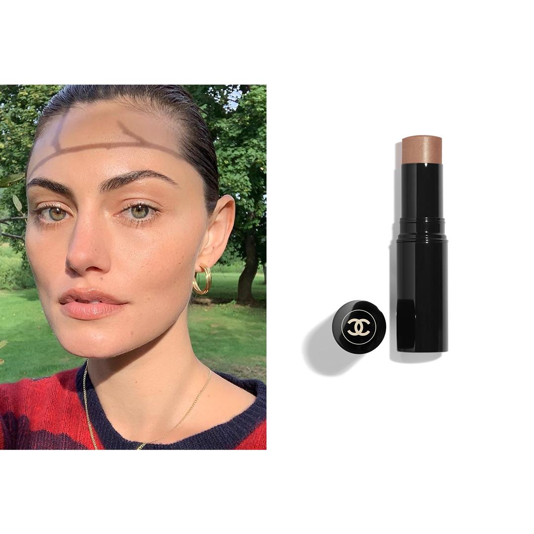 Dress Like Phoebe Tonkin on X: 1 September [2019]  On Cyndle K IG post  wearing #chanel Baume Essentiel Multi-Use Glow Stick ($45) in Sculpting as  a highlighter and Les Beiges Healthy