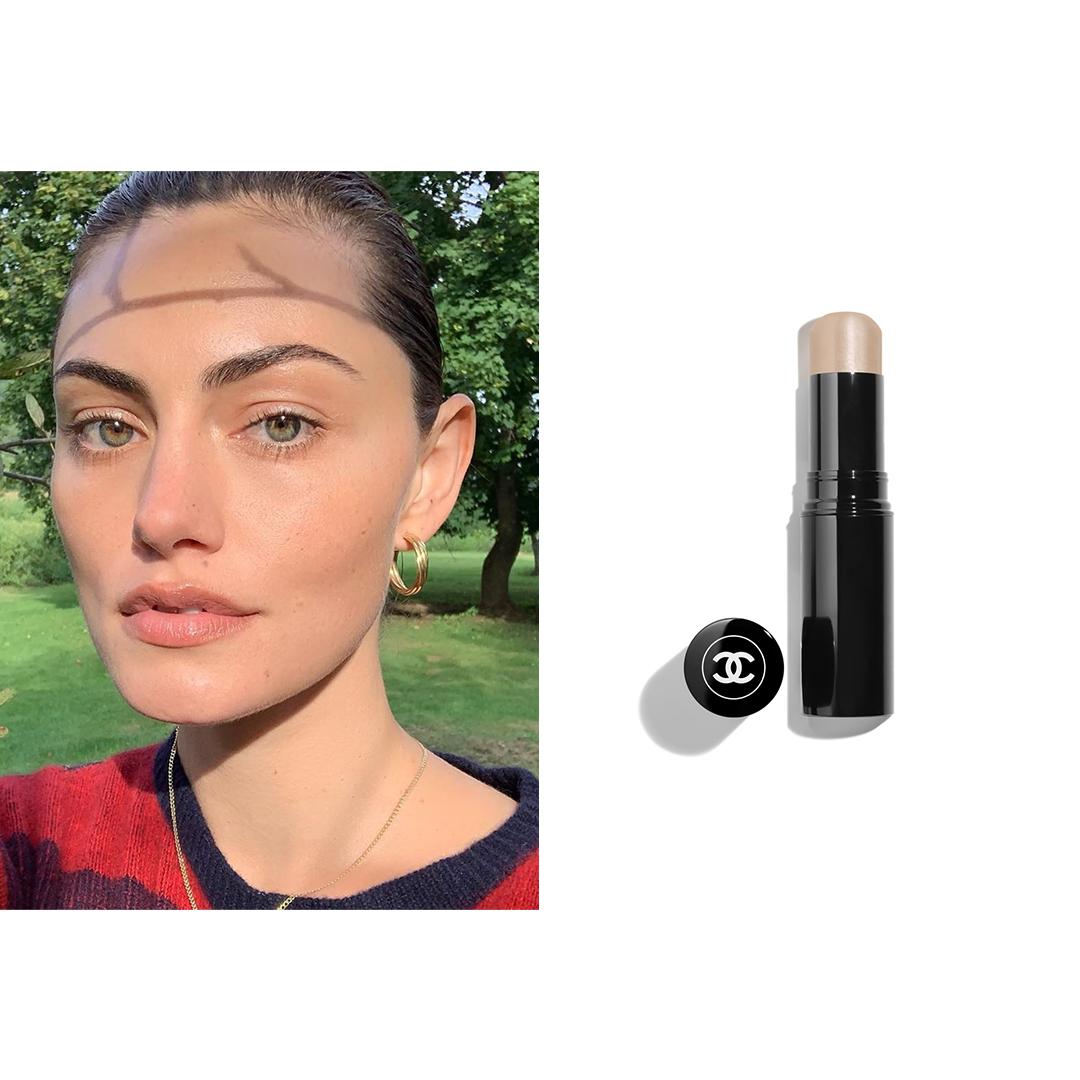 Dress Like Phoebe Tonkin on X: 1 September [2019]  On Cyndle K IG post  wearing #chanel Baume Essentiel Multi-Use Glow Stick ($45) in Sculpting as  a highlighter and Les Beiges Healthy