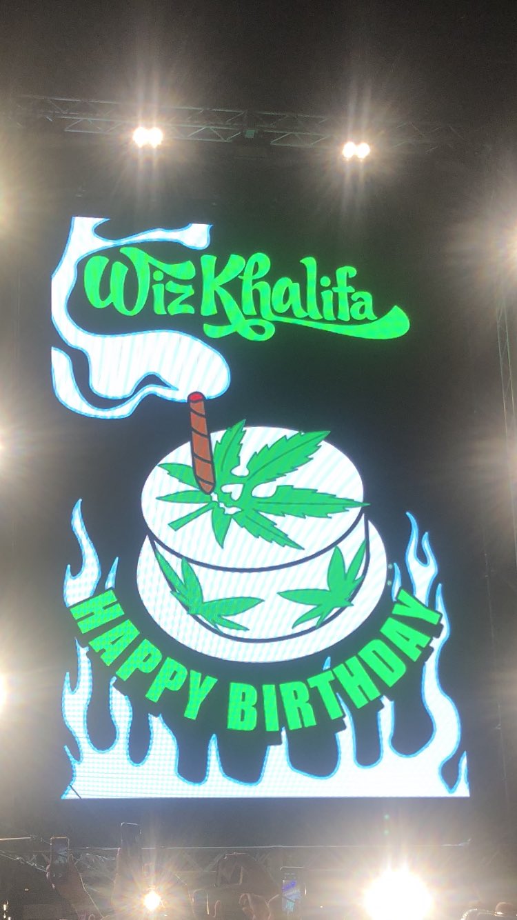 Wiz Khalifa Happy birthday!                        