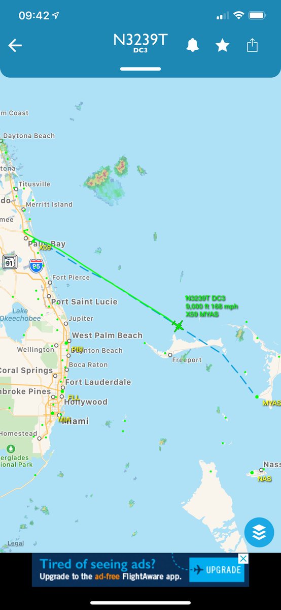 Off again for the Bahamas.