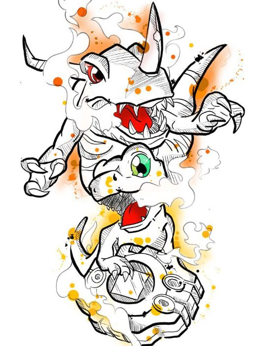 Dann_atila's tweet photo. ARTE DISPONÍVEL
Da série: Infância que me acompanha
Quem aí nunca viu digimon?
#Agumon e sua digievolução #Greymon
________________________________________________
#Digimon #digievolução #aquarela #simpleline
#artoria_tattoo #Danatila #Brasiliatattofestival https://t.co/RTnI7cwc5U