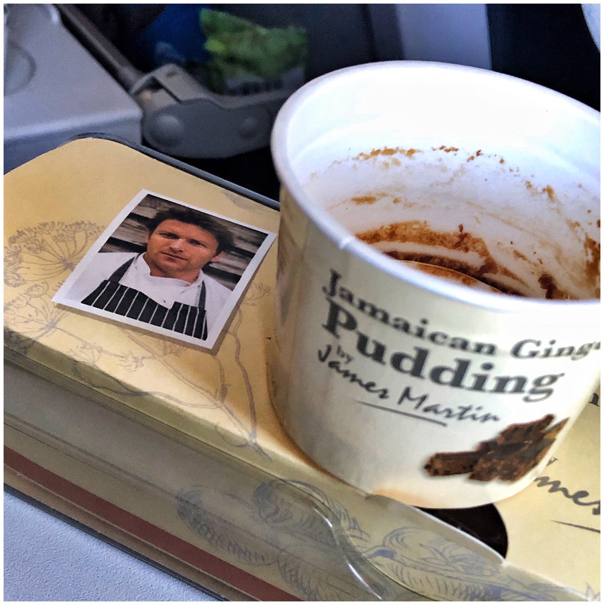 Vdubber7997's tweet photo. @jamesmartinchef your Jamaican Ginger pudding on our @ThomasCookUK flight to Reus this morning was fantastic..! Can’t wait to see what we get on our return trip next sunday..! ☺️ https://t.co/JBrNgPNEc3