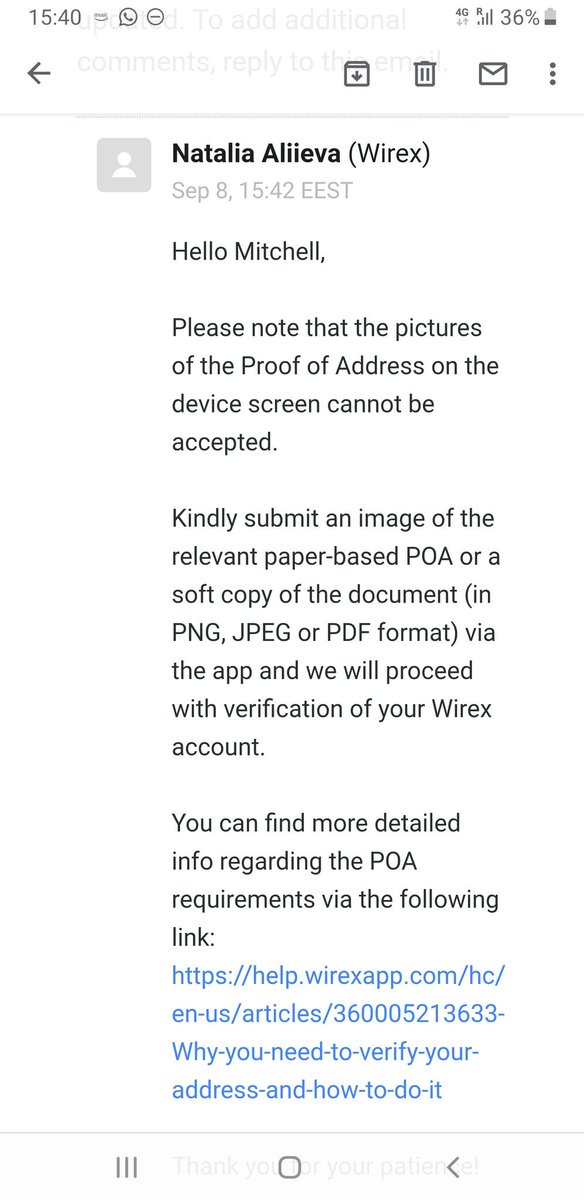 mitweb's tweet photo. Abroad with my @wirexapp card, holding my cash. 

Account is now blocked after submitting 3x Proof of Address documents, adhering to their request each time. 

Lots of contradictory information. Seriously unhappy. https://t.co/AVs77vJuGB