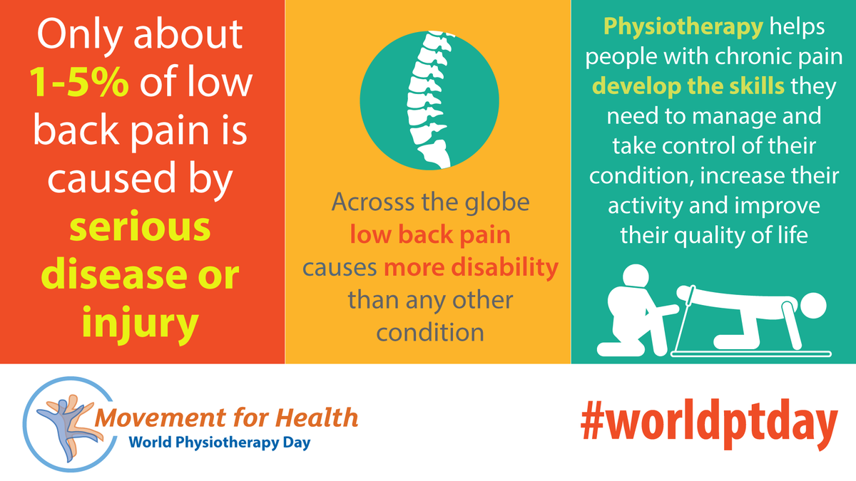 JLim_Junhong's tweet photo. Physiotherapy help people with chronic pain develop the skills they need to manage and take control of their condition, increase their activity and improve their quality of life

#WorldPTday #physiotherapy #physicaltherapy #GoBeyondRehab #chronicpain #backpain https://t.co/5hqluJLJgY