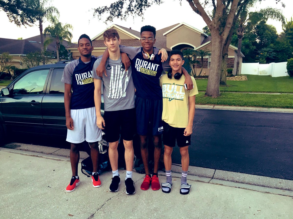 Excited 4 of our @DurantBoysBball  players get to compete today at the @prephoopsfl @PrepHoopsTop250  event. @Jaaythegod