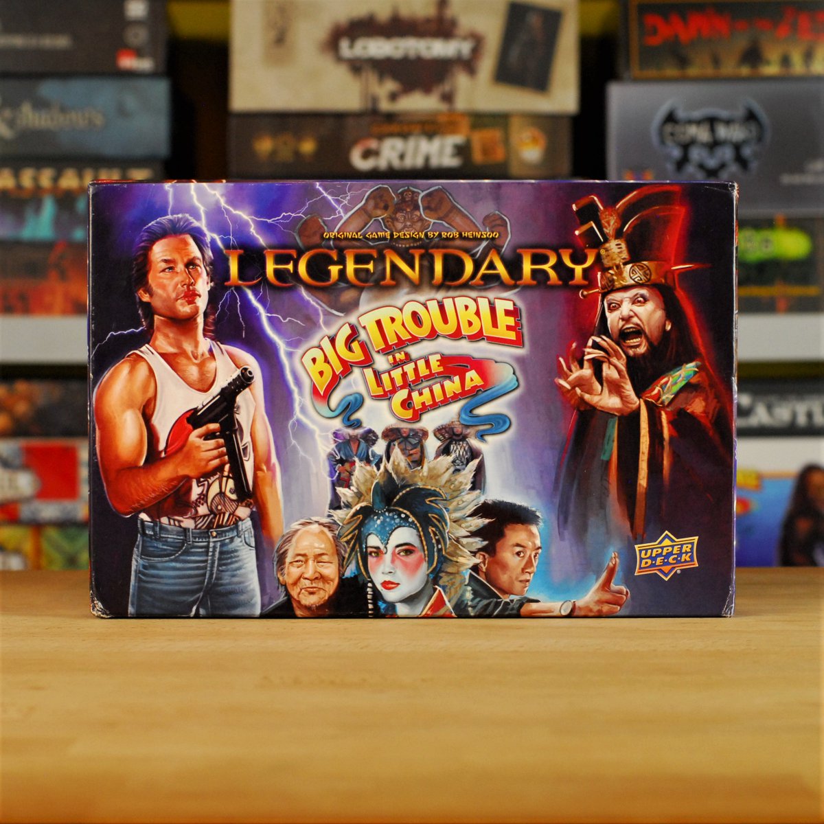 Spend your Sunday becoming a legend and play through one of the favorite movies of my childhood (and adulthood too) #YourTurn #BoardGameCafe #boardgames #tabletopgames #BigTroubleInLittleChina #deckbuilder #Legendary