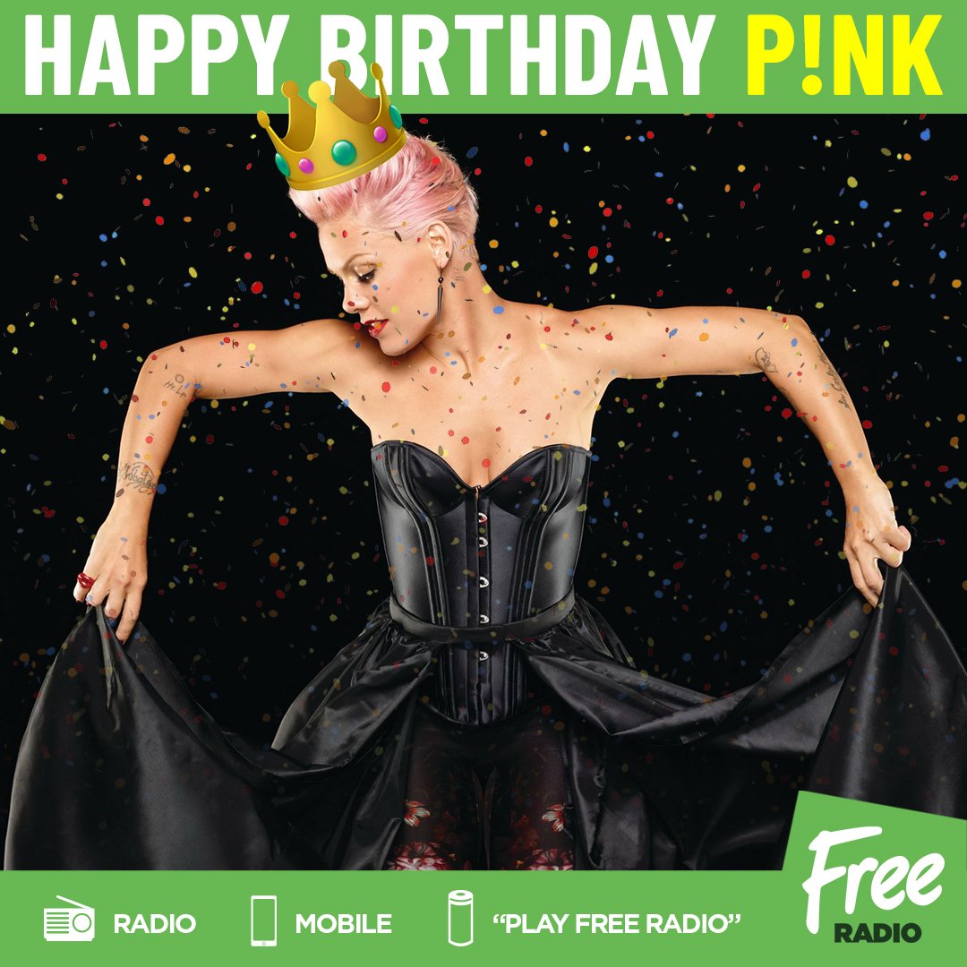 Happy Birthday P!nk! TRY to have a sensible night!  