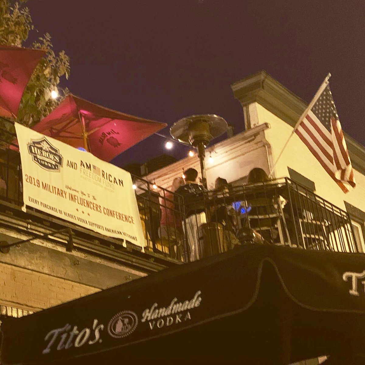 AFFVeterans's tweet image. Packed House last night for the @AFFVeterans @Rebelliondc #MICDC Kick-Off Party. Welcome to the Capital City @MILInfluencer and thank you for your incredible support. Thanks @HeroesVodka for bringing the ♥️