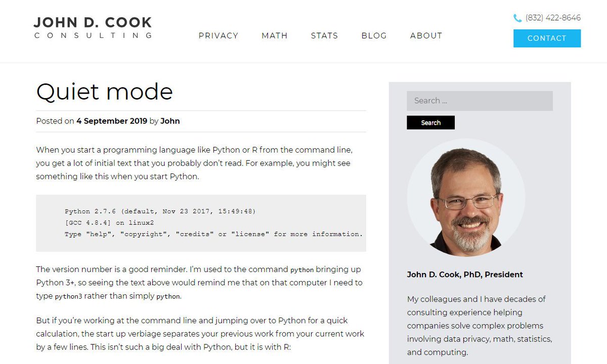 Quiet mode
#python #previouswork #bc #example #information #development
via johndcook.com
☛ amp.gs/NUTO