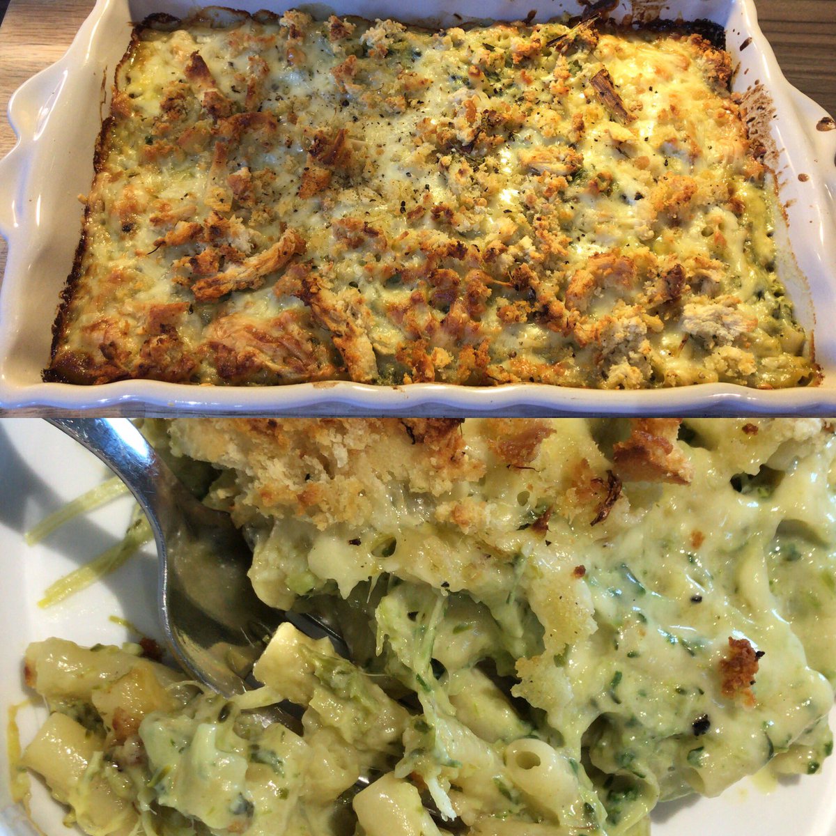 Polly_Crouch's tweet photo. @jamieoliver EPIC Greens mac ‘n’ cheese #vegbook #nearlyatethelot #beyonddelicious https://t.co/QknSk4poCE