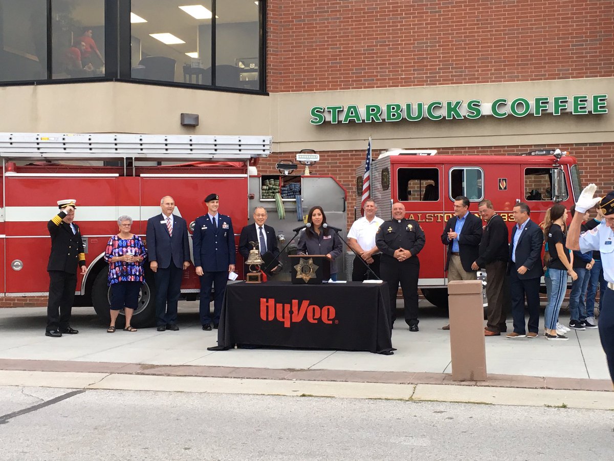 Thank you Papillion       Hy-Vee for sponsoring the Salute to First Responders event this morning. There was great support from honored guests and the community. We will never forget that tragic day on 9-11-01. <a href="/CityofLaVista/">@cityoflavista</a> <a href="/CityofPapillion/">City of Papillion</a> <a href="/SarpyCounty911/">Sarpy County 911</a> @CaptKinseyLVPD