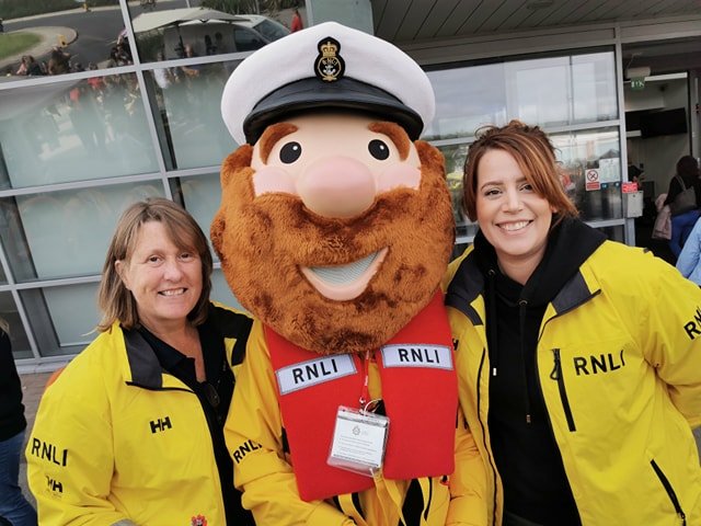Smiles all around at the Emergency Services Day! #BarrowLifeboat