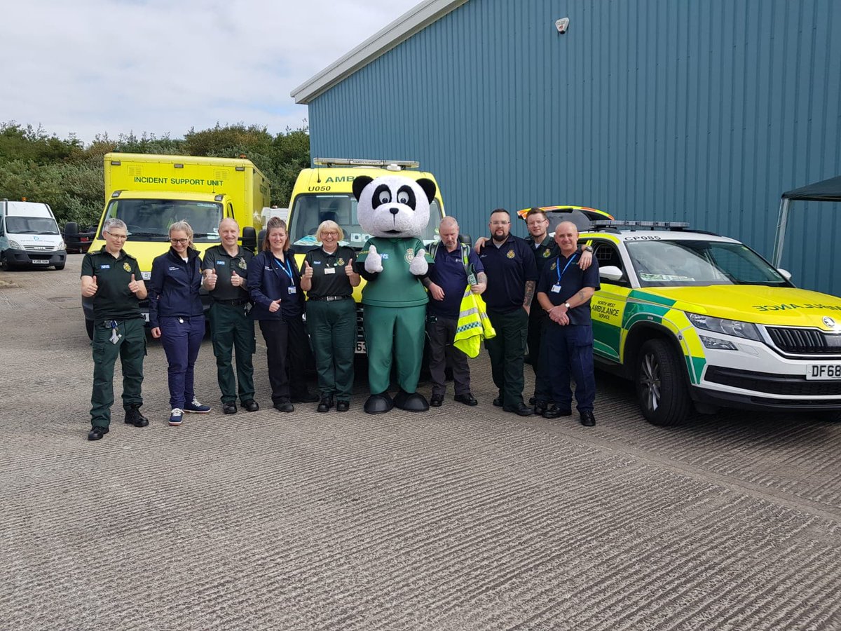 Ambulance crew at the Emergency Services Day!