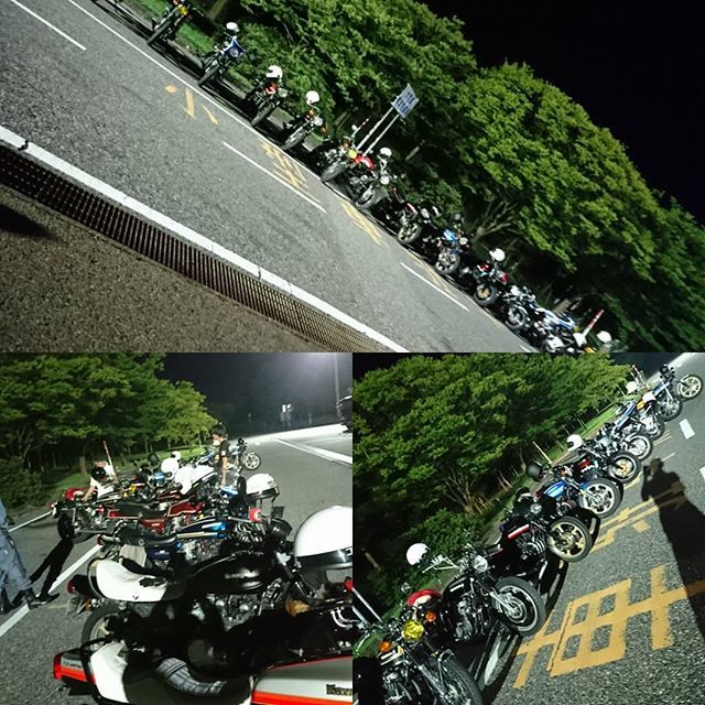 moriyama2016's tweet photo. 土曜の夜のナイツーご招待頂き ありがとうございます
安全運転で楽しく走れました〜
( ´ ▽ ` )ﾉ
#14台 #旧車 #z1 #z2 #fx #CBR #cb #k #z #直管 #安全運転  #笑 https://t.co/TDH45O4a6D