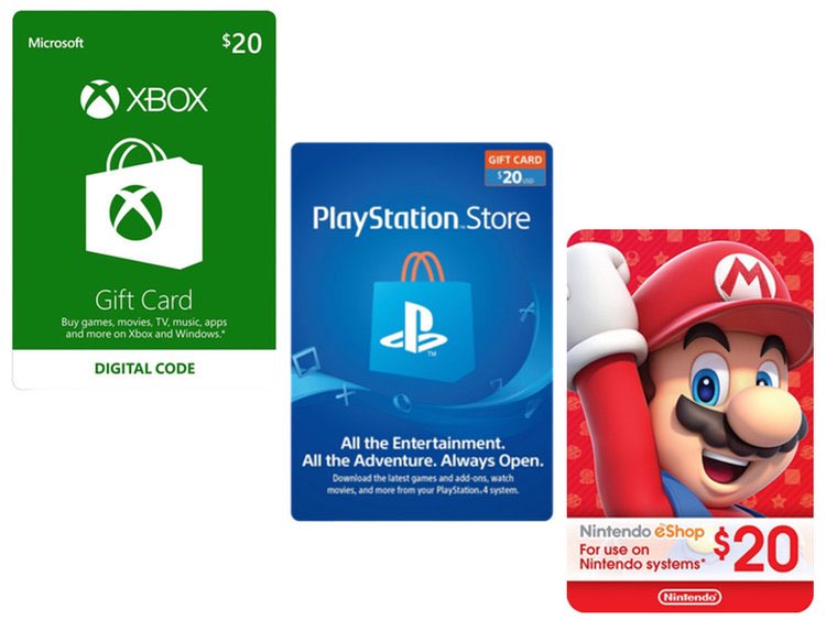 Playstationstore & XboxStore Gift Cards