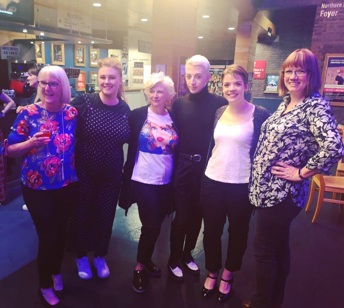 thebonnielove's tweet photo. AND SHE has finally been put out there with our opening nights at Northern Stage in advance of the rest of our tour starting next month! Massive thanks to everyone whose been part of making it happen! We can’t finish without sending big love to Aggie, Dawn &amp; Sue! We love ya🧡 https://t.co/Ztiu9LtI8i