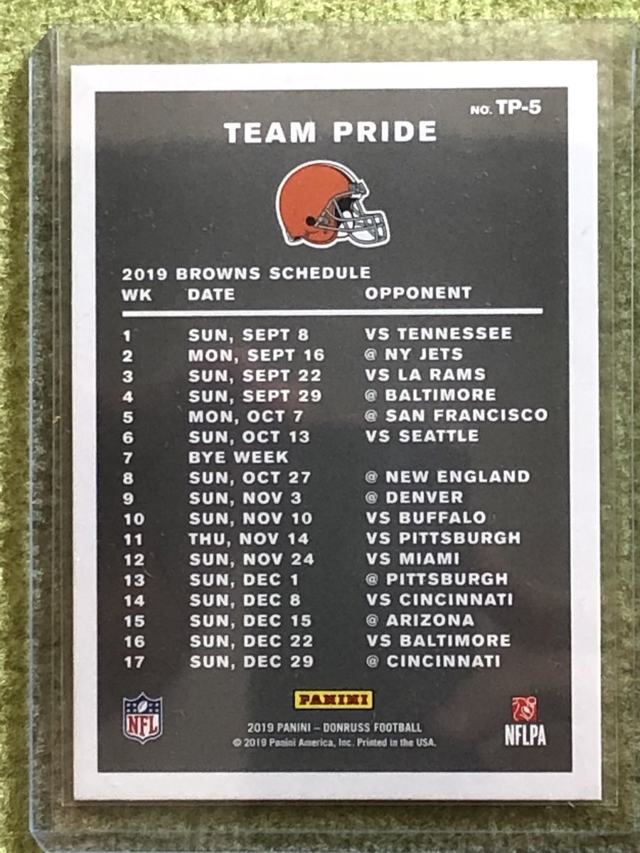 brownscardsde's tweet photo. Die Trading Card zur Saison.
Go #Browns!
#SuperBowlSuperBrowns https://t.co/iJN6MiIDVB