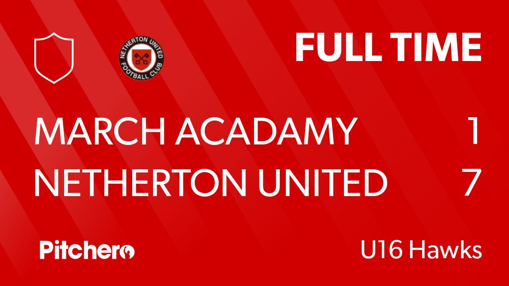 YouthJuniors's tweet photo. FULL TIME: March Acadamy 1 - 7 Netherton United
#MARNET #Pitchero
https://t.co/GyOAgIGOTw https://t.co/dIErD2Dgl3