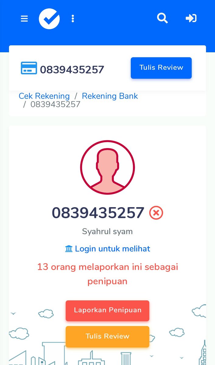 Keci در توییتر Terus Keinget Ada Web Yang Bisa Cek Norek Penipu