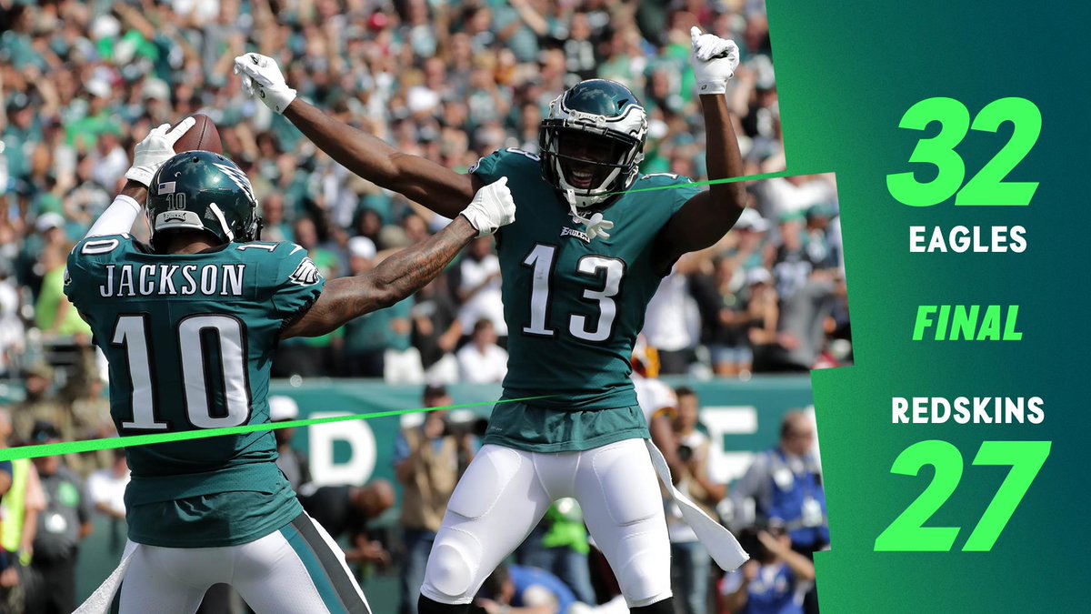 Kicking off the season with a W.

#WASvsPHI | #FlyEaglesFly
