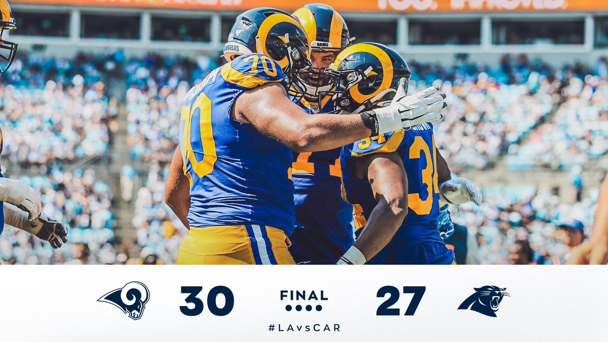 RamsNFL's tweet photo. Purrrfect start to the season. https://t.co/RSaFbmfRGc