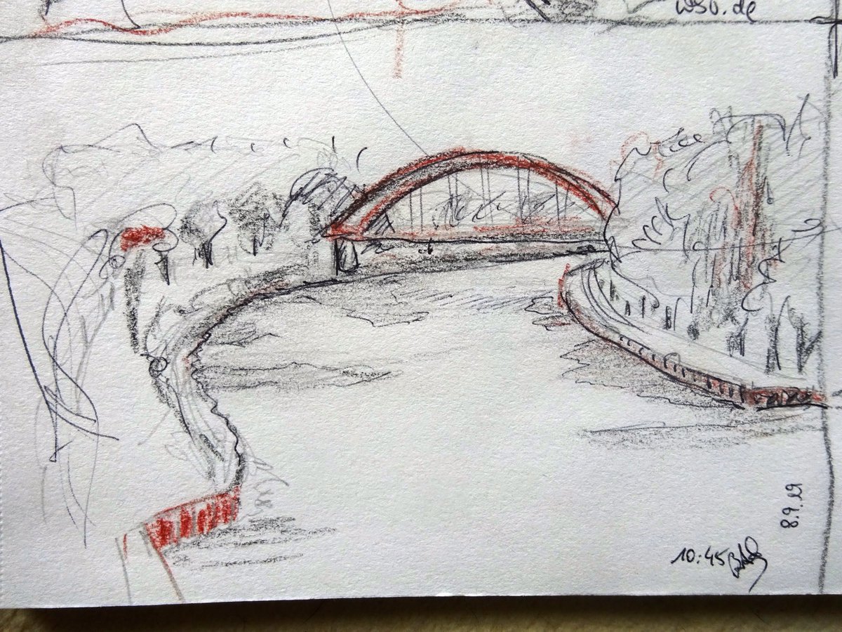 bag_finearts's tweet photo. Der erste #Sonntagsrundgang "#Scribbeln" - ein leicht nebliger Morgen zwischen #Kunstschule + #Marina, #BadEssen. Und immer wieder lugt der Kirchturm herüber. Für jede Skizze gibts max. 10 min Zeit, um die schnelle Auffassungsgabe und die eigene Handschrift kennen zu lernen. https://t.co/6ZCFiWvG0L